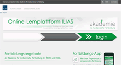 Desktop Screenshot of ilias.aekwl.de